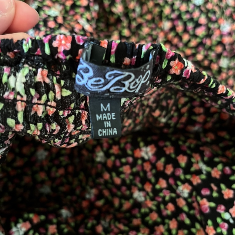 STRAPLESS FLORAL DRESS - Picture 4 of 4